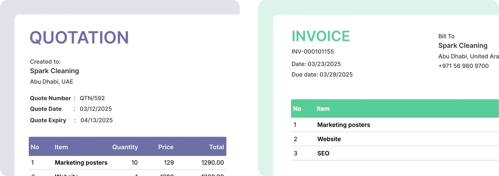 Quotes & Invoices in 2 Minutes